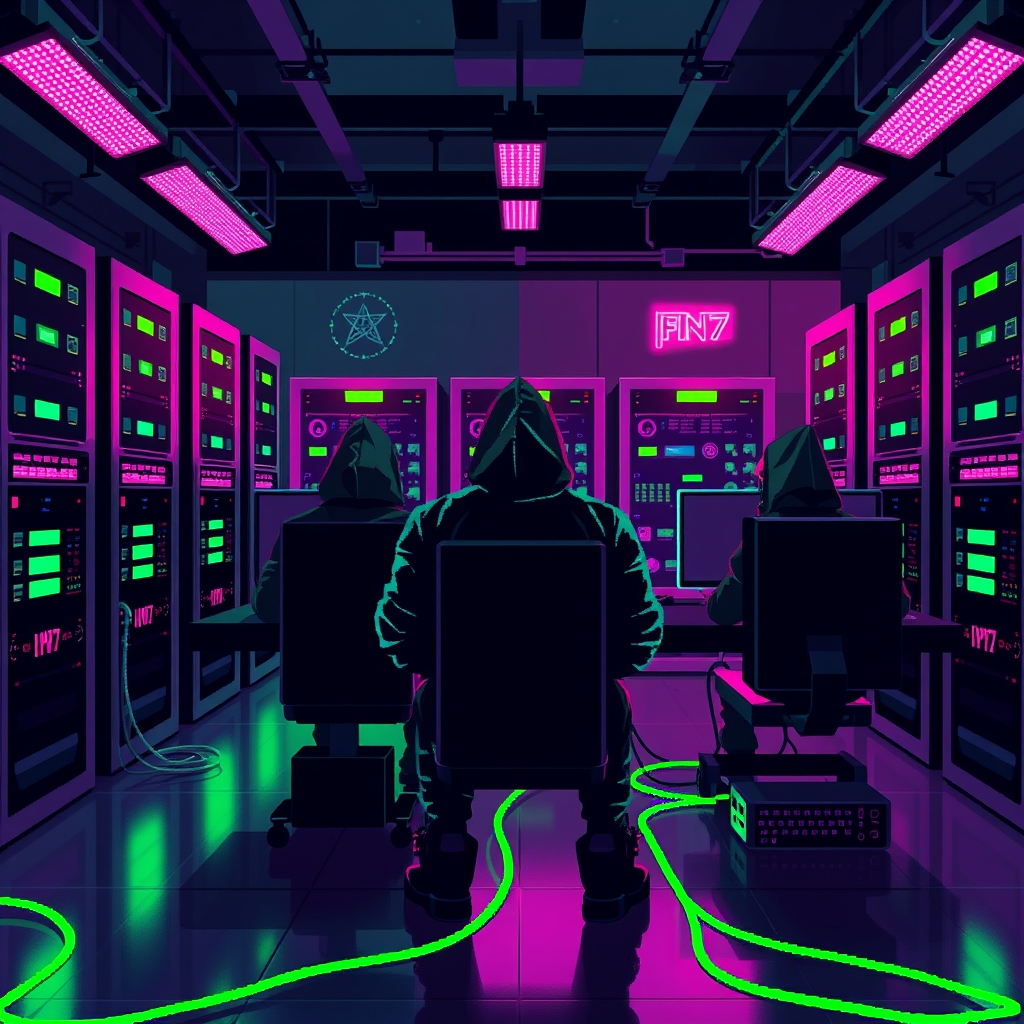 FIN7 — varian pixel-art