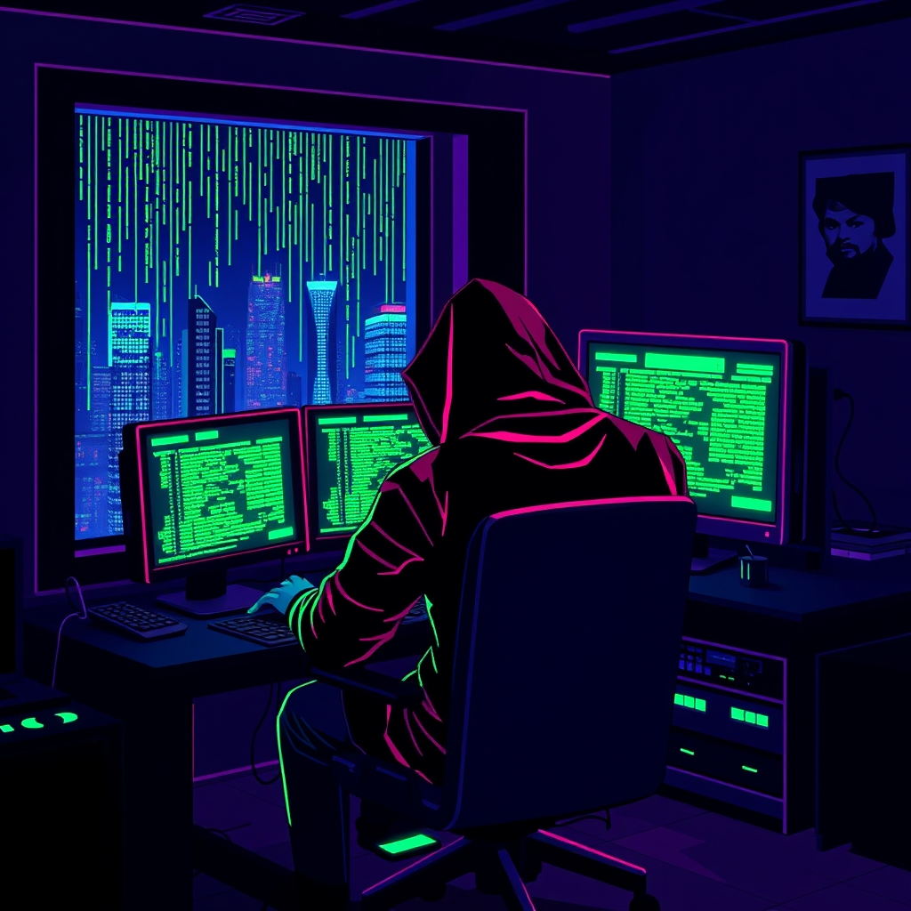 Serangan Siber PDNS 2024: Eksploitasi Zero-Day pada Sistem Pemerintah — varian pixel-art