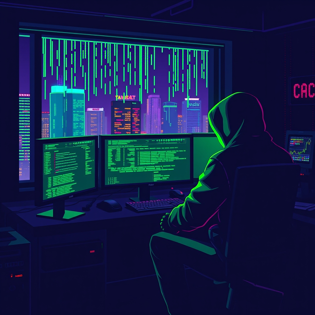 Fahrenheit: "Robot Trading" Hendry Susanto, Rp 5 Triliun Lenyap (2022) — varian pixel-art