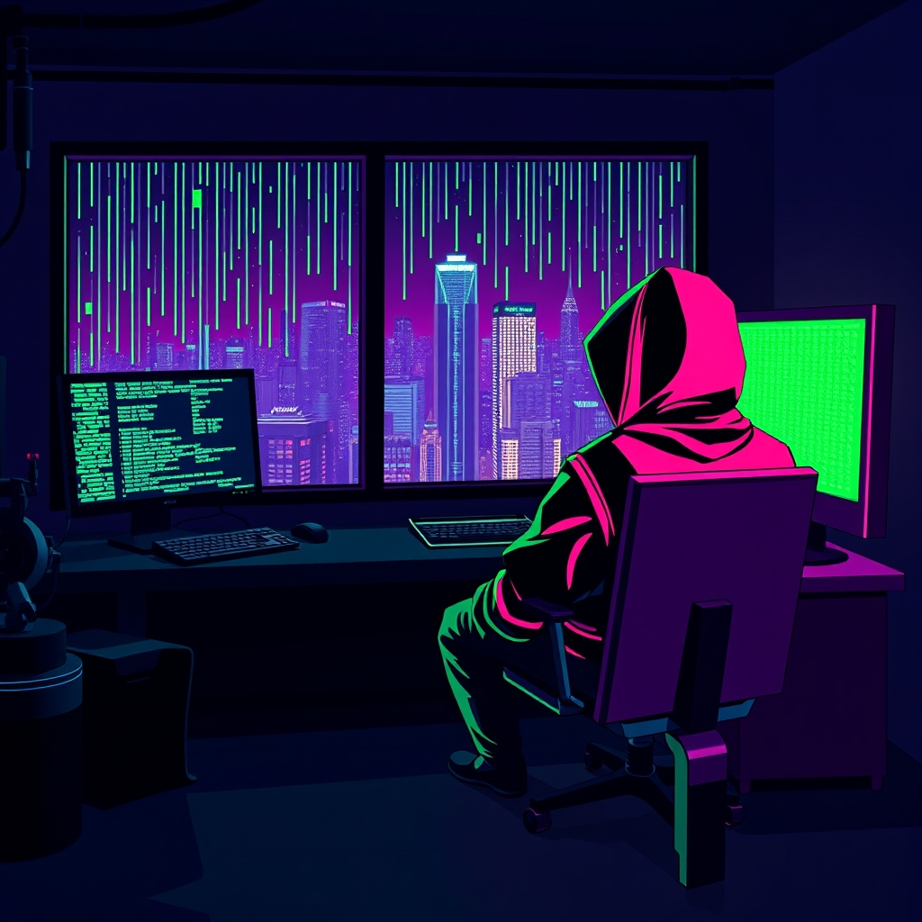 Kebocoran Data 1,3 Juta Siswa di Platform e-Rapor Kemendikbud 2024 — varian pixel-art