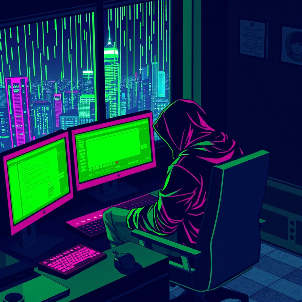 Net89 / SimPro Future: Robot Trading "Halal" Rp 2,3 Triliun (2022) — varian pixel-art