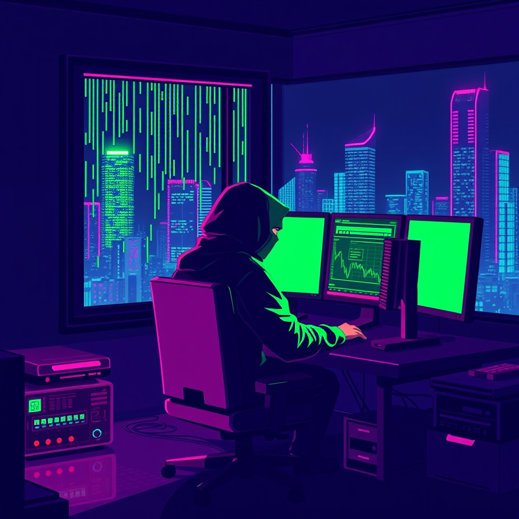 Jaringan Afiliasi Quotex Indonesia: Modus Pasca-Indra Kenz (2023) — varian pixel-art