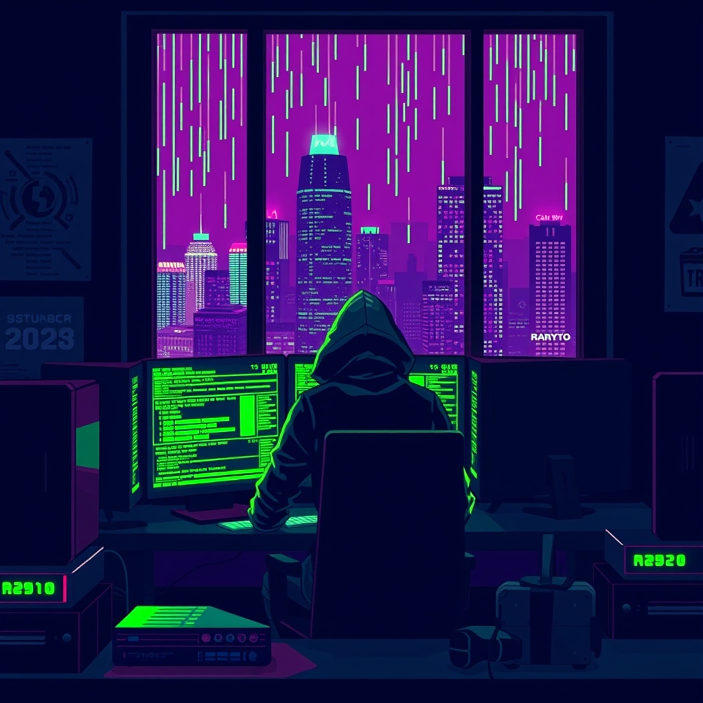 Serangan Ransomware Bank Neo Commerce 2025: Analisis Teknis dan Lesson Learned — varian pixel-art