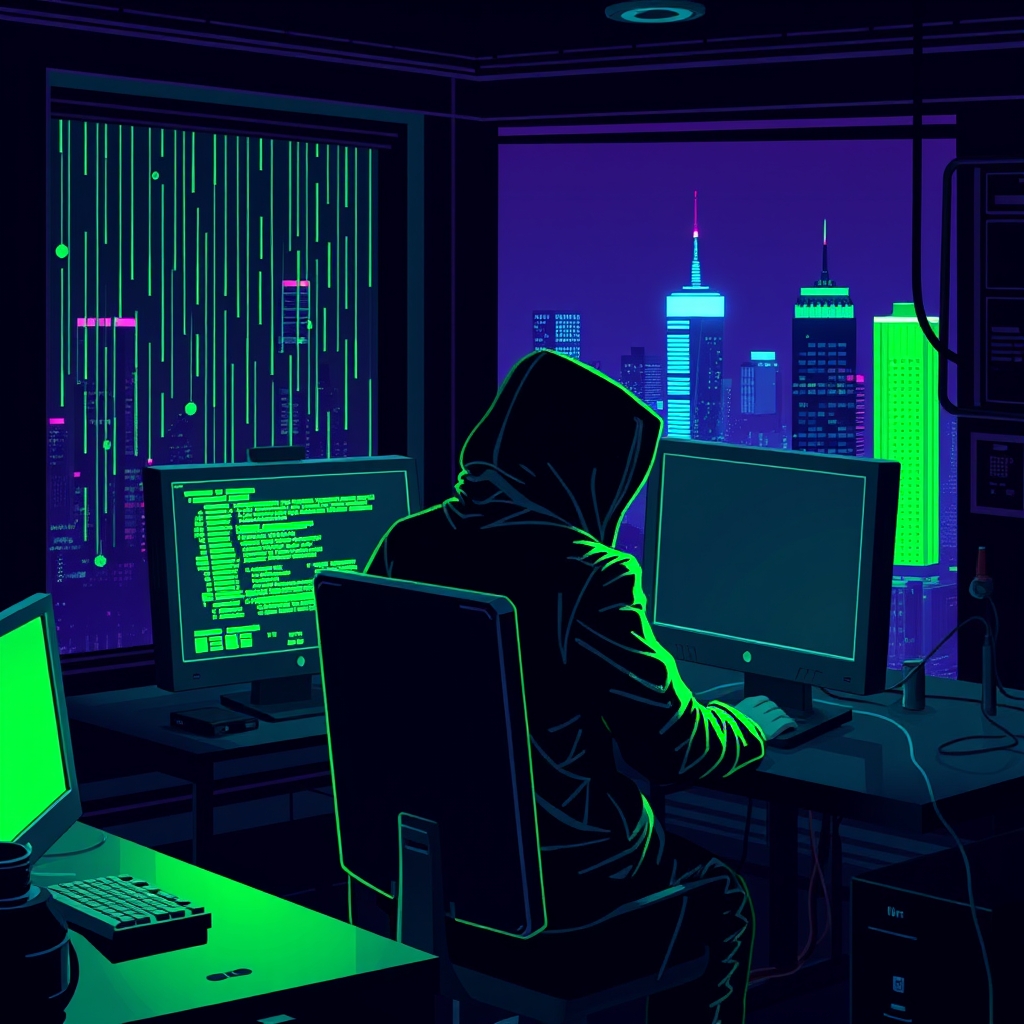 Serangan SIM Swap Bank Mega 2024: Modus dan Mitigasi — varian pixel-art