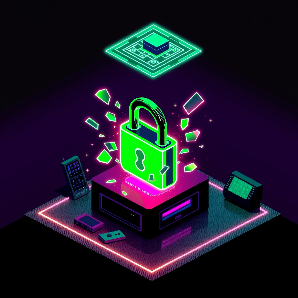 Ponzi Robot Trading — varian pixel-art